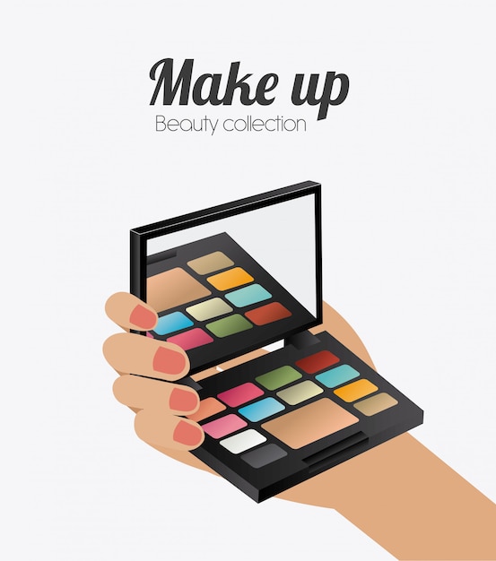 Vektor makeupdesign.