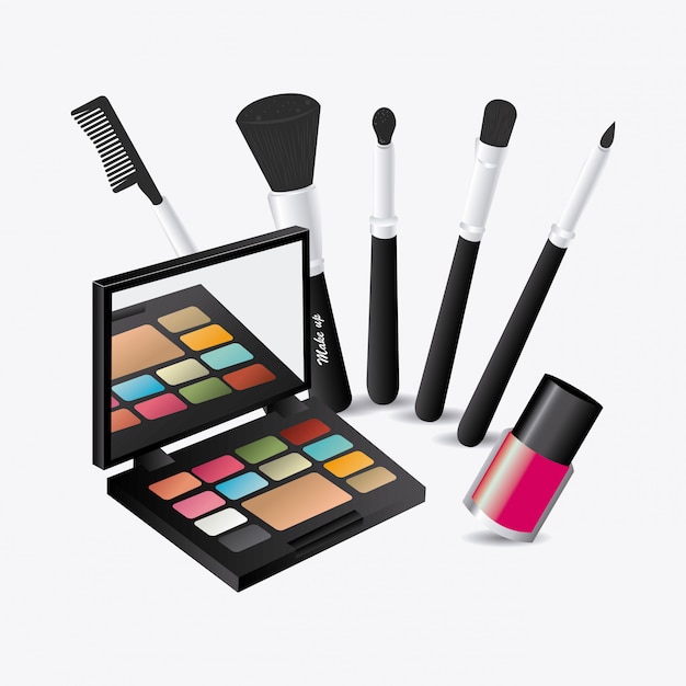 Vektor makeupdesign.
