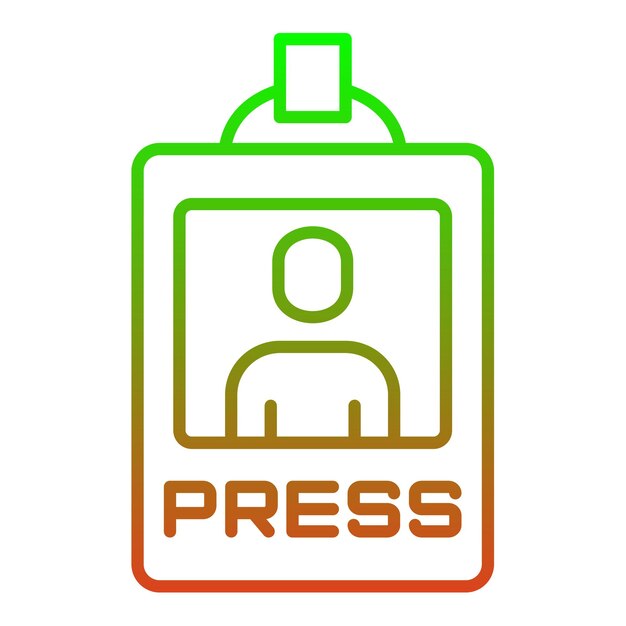 Vektor pressepasikon
