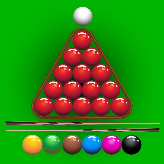 Vektor snooker klub design