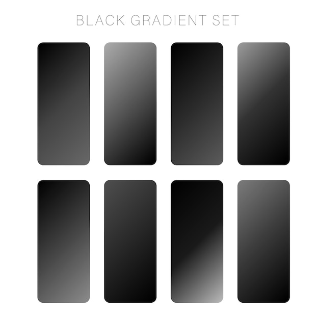 Vektor sort gradient sæt