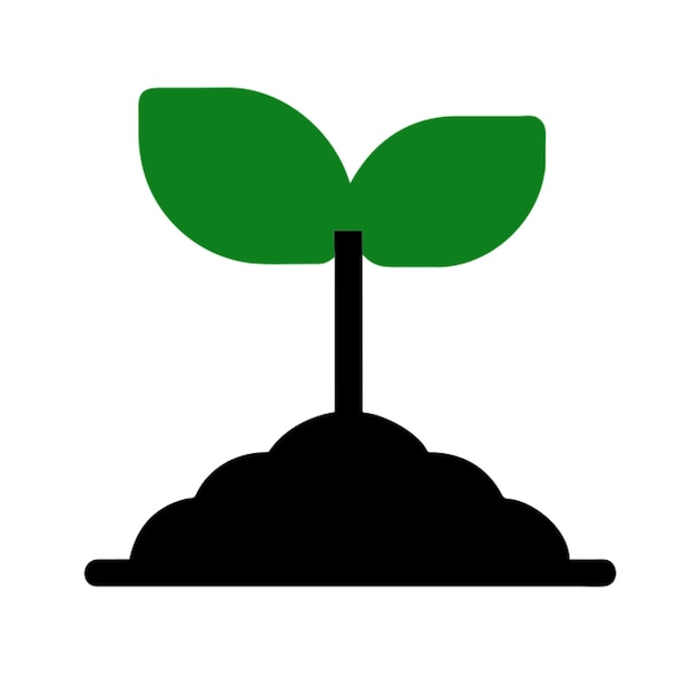 Vektor tierra para plantas ikon