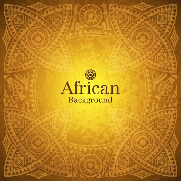 Vektor traditionel afrikansk baggrund