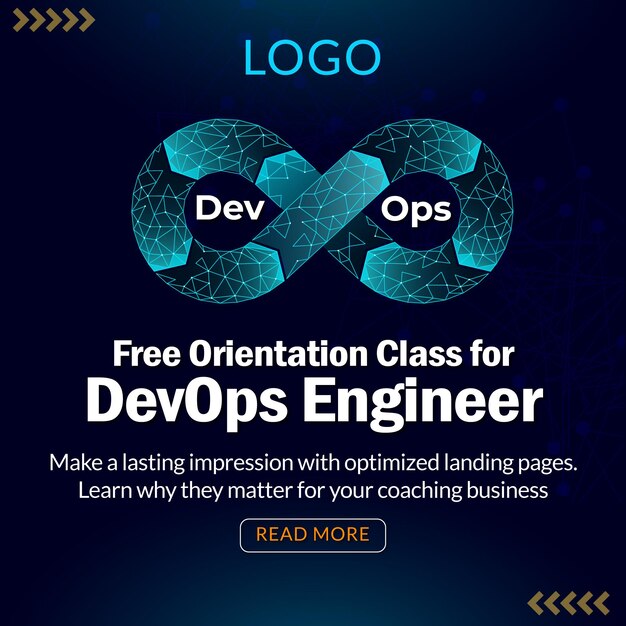 Vektor vektor være en devops ingeniør baggrund