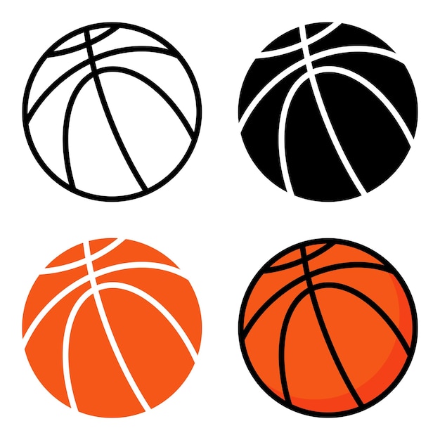 Vektor basketball flat design