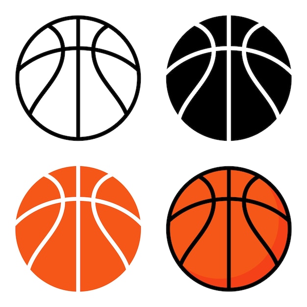 Vektor basketball flat design
