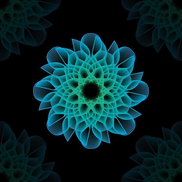 Vektor blomsterbakgrunn premium vector