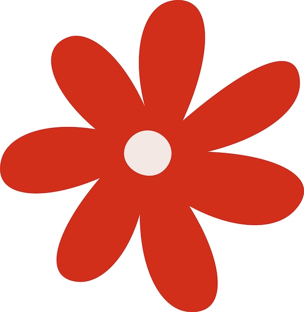 Vektor blomsterhode-ikon