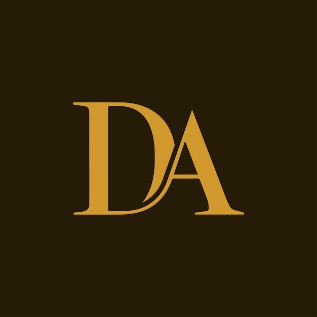 Vektor da monogram logo vector