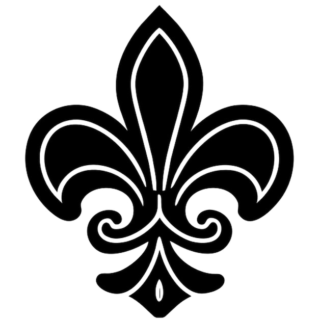 Vektor fleur de lis piktogram