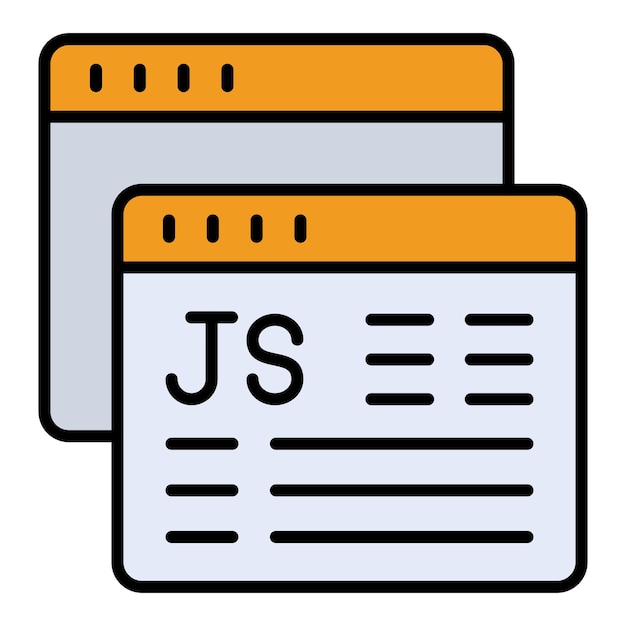 Vektor javascript-ikon