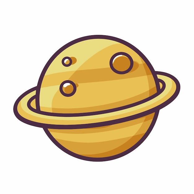 Vektor planetillustrasjon