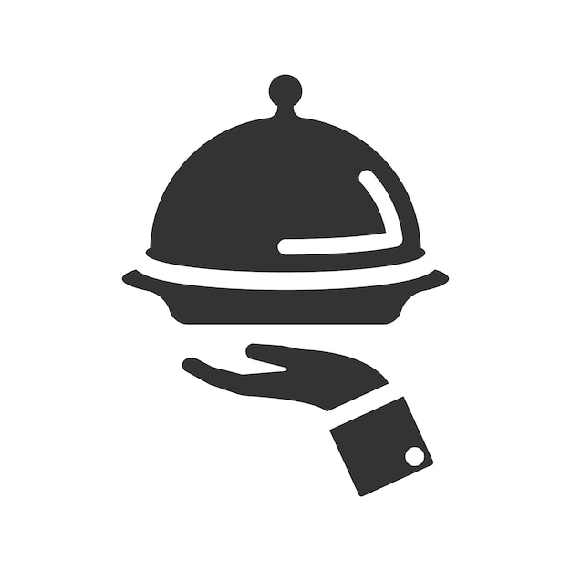 Vektor restaurant serveringsikon