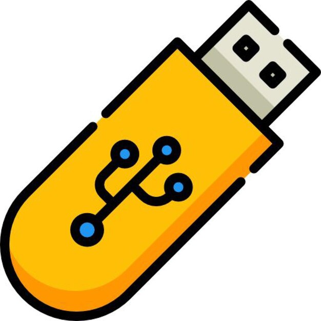 Vektor usb-flash-stasjon ikon