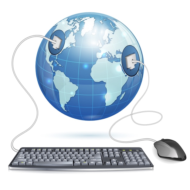 Vektori internet-konsepti