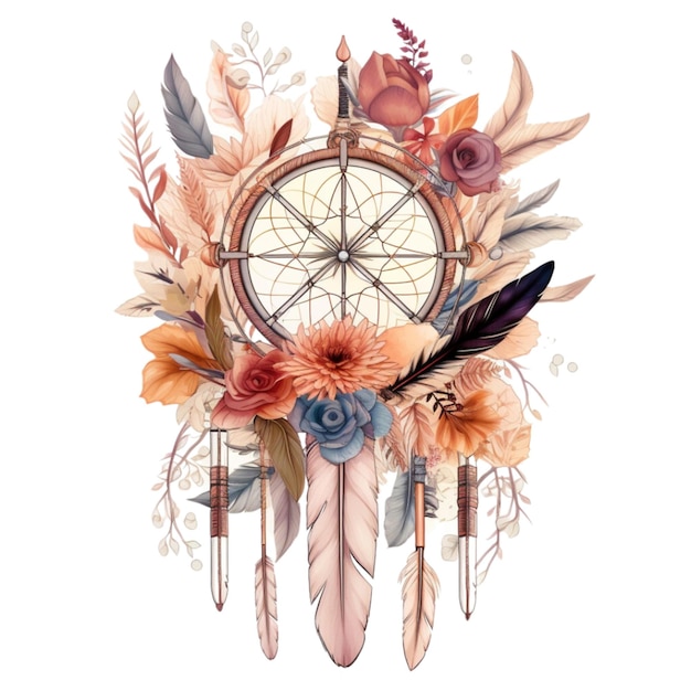 Wektor element boho