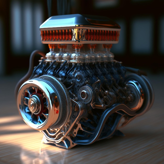 Zdjęcie car engineobraz generative ai