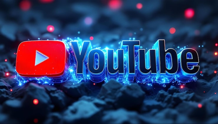 Zdjęcie ikona youtube 3d