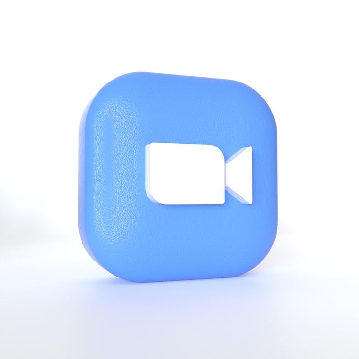 Zdjęcie powiększ logo aplikacji z renderowaniem 3d