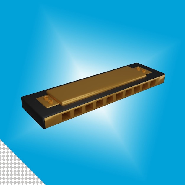 PSD biểu tượng 3d harmonica