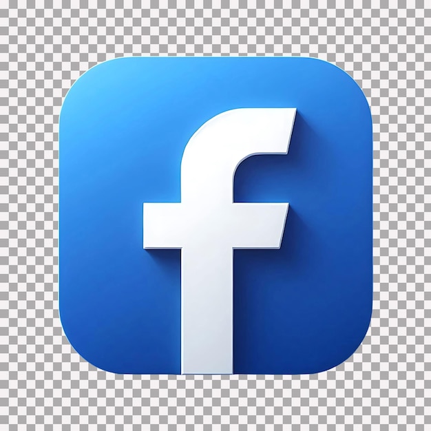 PSD biểu tượng logo facebook