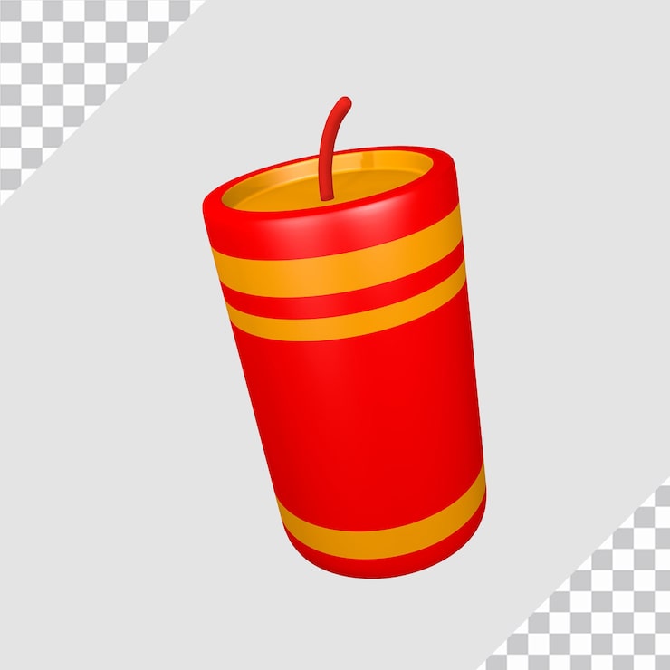 PSD khái niệm đối tượng pháo nổ mặt trăng 3d