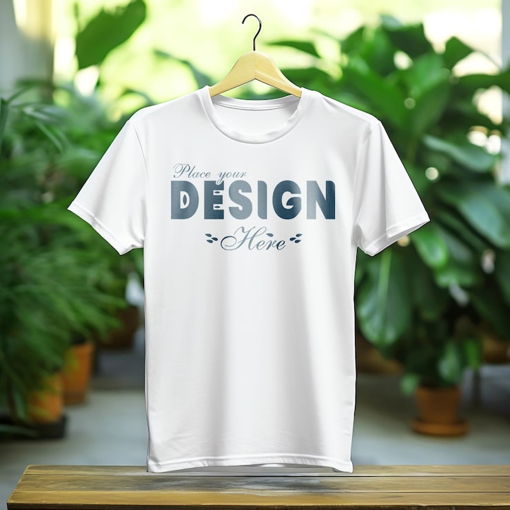 PSD thiết kế mẫu mockup psd áo thun trắng