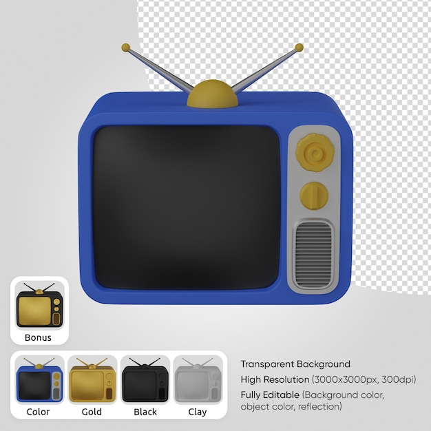 Gratis PSD 3d-televisie