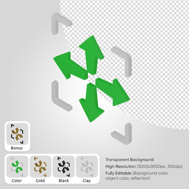 Gratis PSD 3d-verplaatsingstool