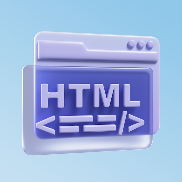 Gratis PSD 3d-weergave van het icoon van de interface