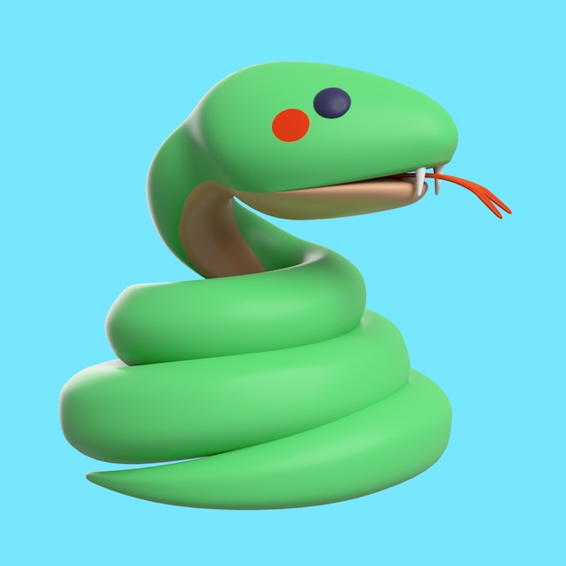 Gratis PSD 3d-weergave van wilde dieren