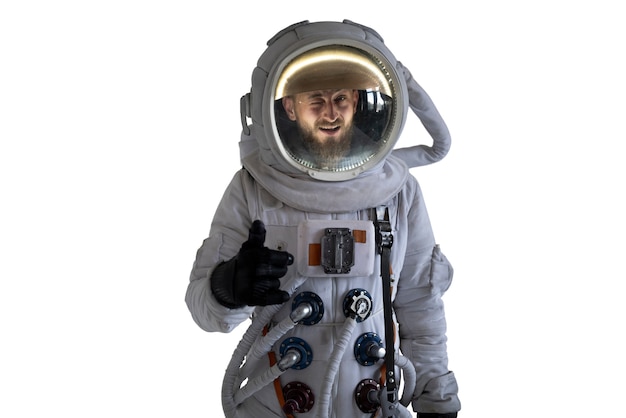 Gratis PSD astronaut in ruimtepak