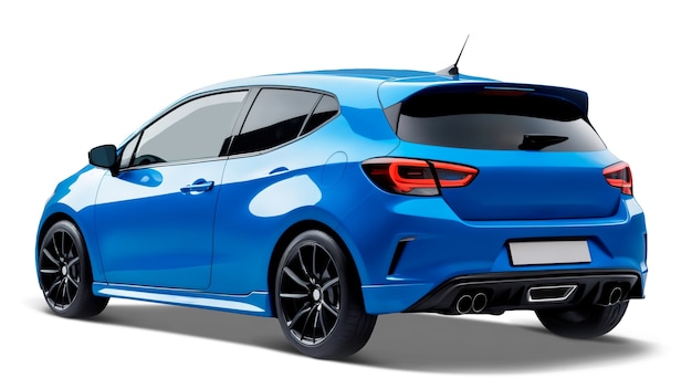 PSD gratuito auto isolata blu