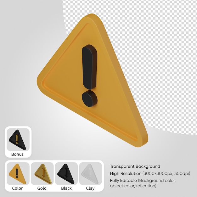 PSD gratuito avviso 3d