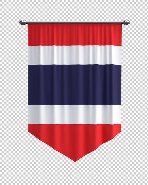 PSD gratuito bandiera thailandese