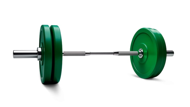 PSD gratuito barbell para el entrenamiento aislado