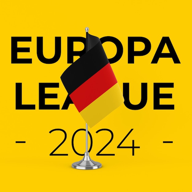 PSD Gratis bendera meja jerman