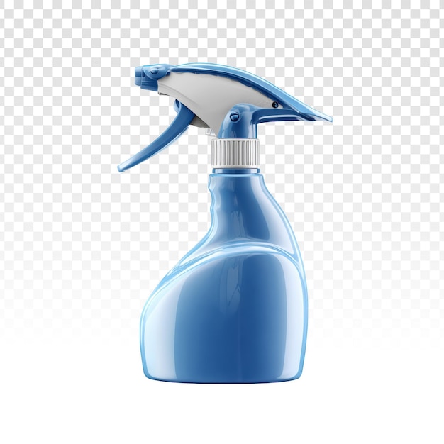 PSD gratuito bottiglia di spray di plastica blu