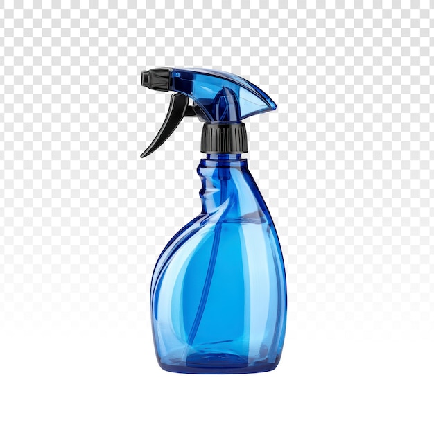 PSD gratuito bottiglia di spray di plastica blu