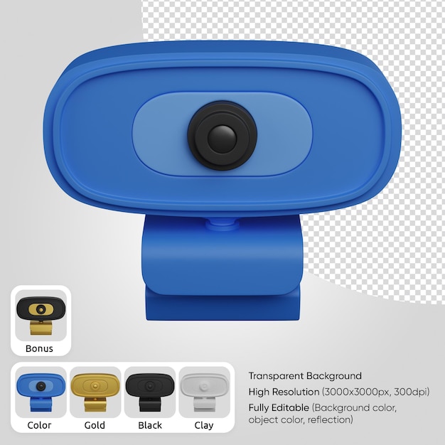 PSD gratuito cámara web 3d