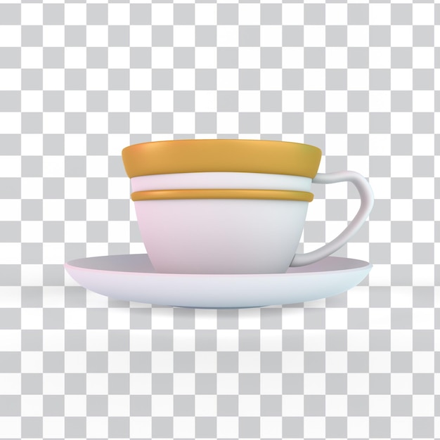 PSD Gratis cangkir kopi turki