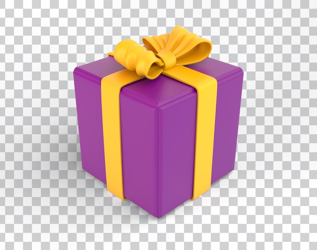 Gratis PSD cartoon eid geschenkdoos