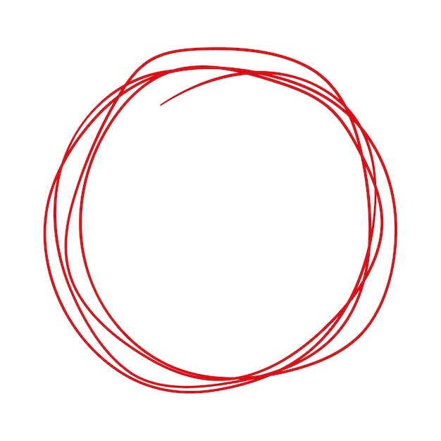 PSD gratuito circulo rojo