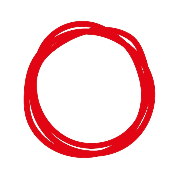 PSD gratuito circulo rojo