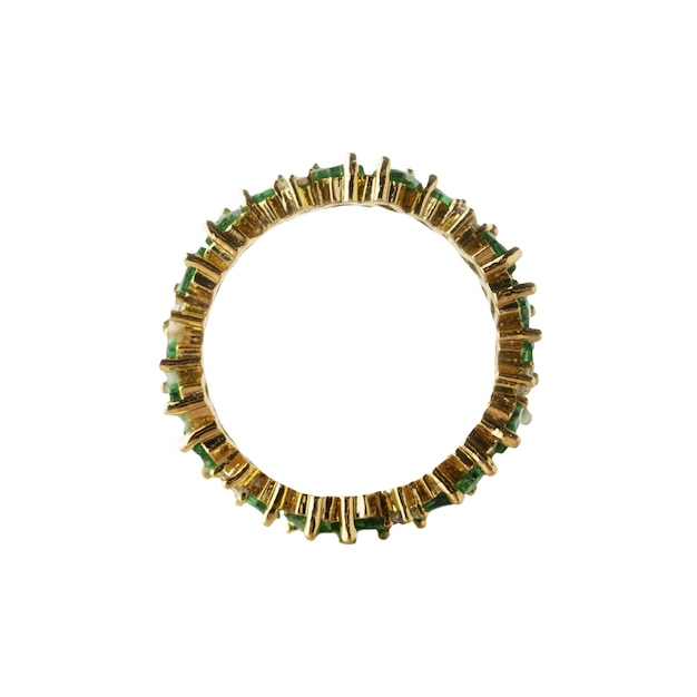 Gratis PSD close-up op gouden ring geïsoleerd