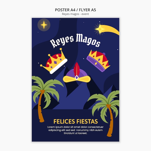 Gratis PSD de wijze mannen poster sjabloon
