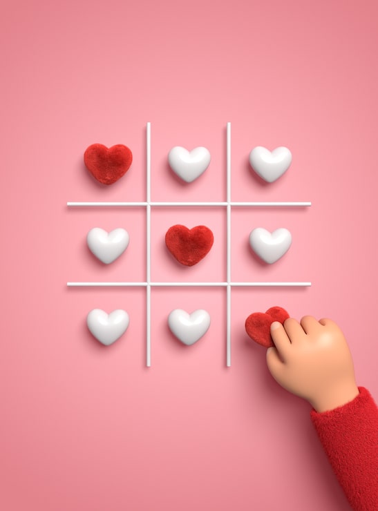 PSD Gratis desain latar belakang hari valentine
