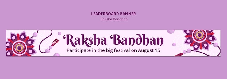 PSD Gratis desain templat raksha bandhan