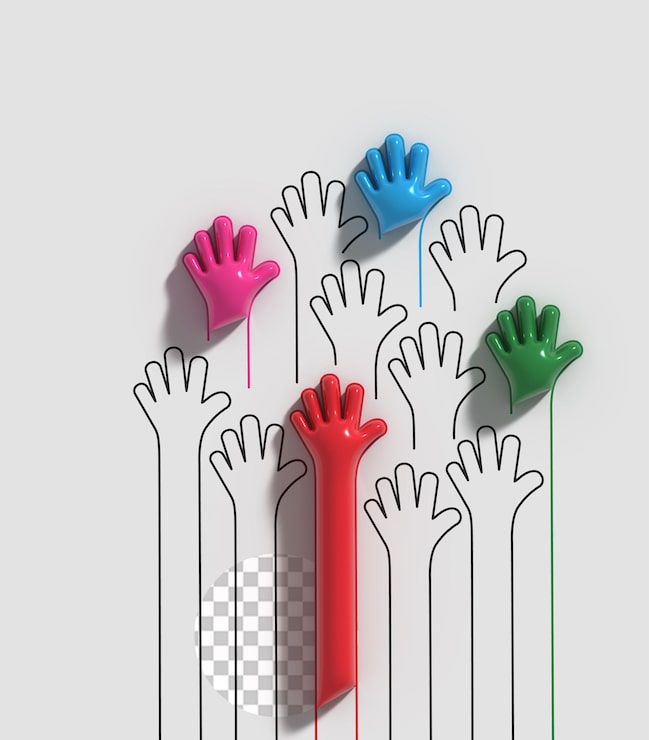 PSD gratuito día internacional de la juventud 12 de agosto 3d render transparente diseño psd