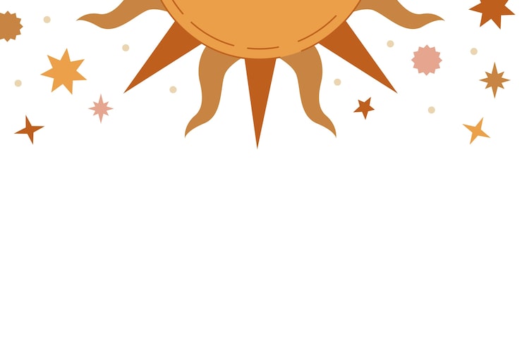PSD gratuito diseño de elementos de la luna y el sol